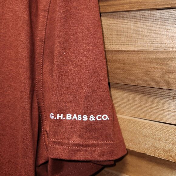 G.H. Bass & Co Rusty Red Short Sleeved Polo Shirt Men's Size XXL - Picture 4 of 9